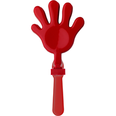 CLAPY povzbuzovač Tleskačka ve tvaru ruky, červená