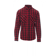 Košile PAYPER LABRADOR, červená / černá kostkovaná, XL