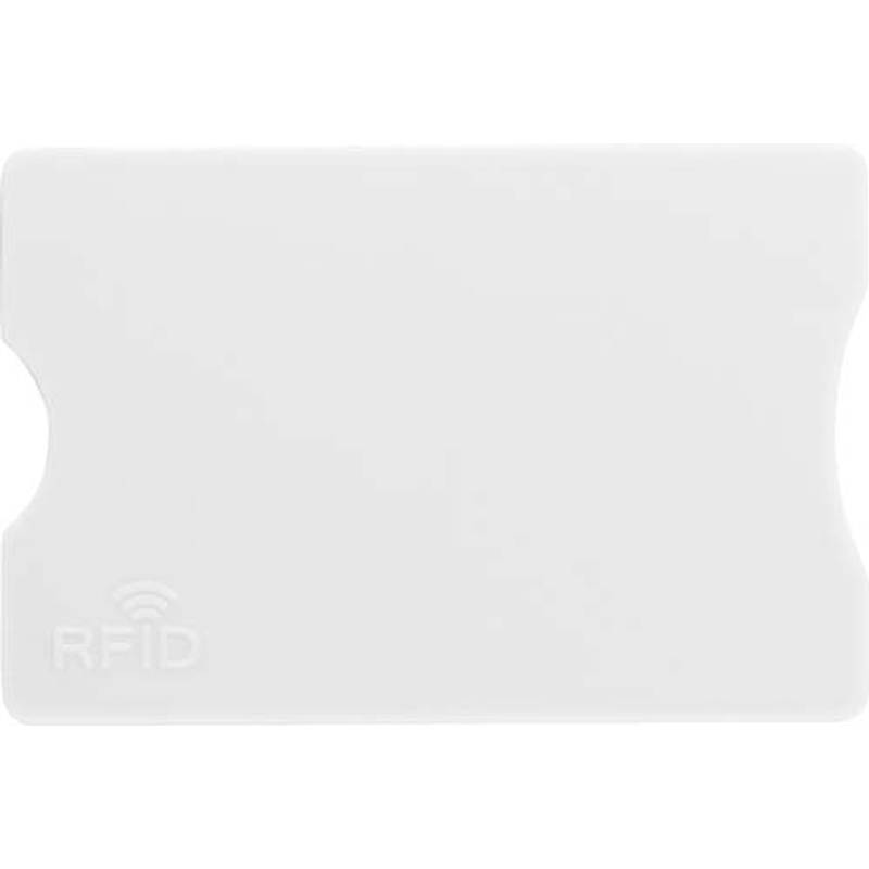 FIDORA plast.obal na kreditní kartu, RFID technologie, bílá
